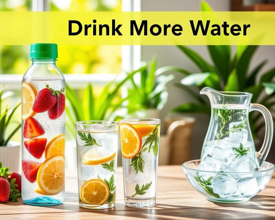 Eenvoudige manieren om meer water te drinken