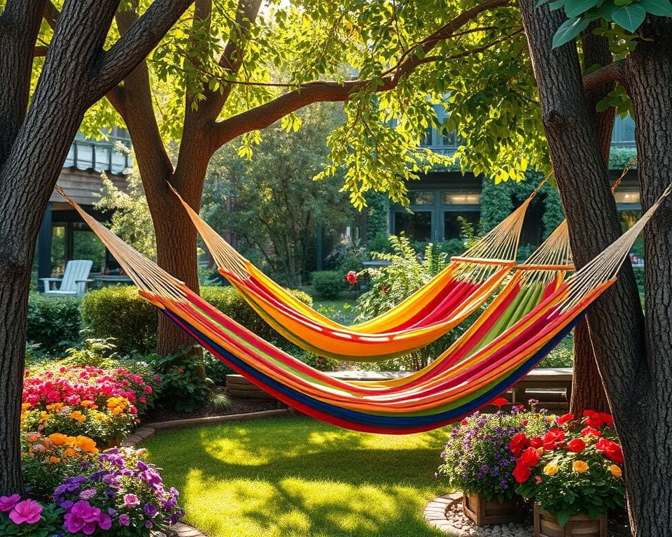 Hangmatten voor ontspannen momenten in de tuin