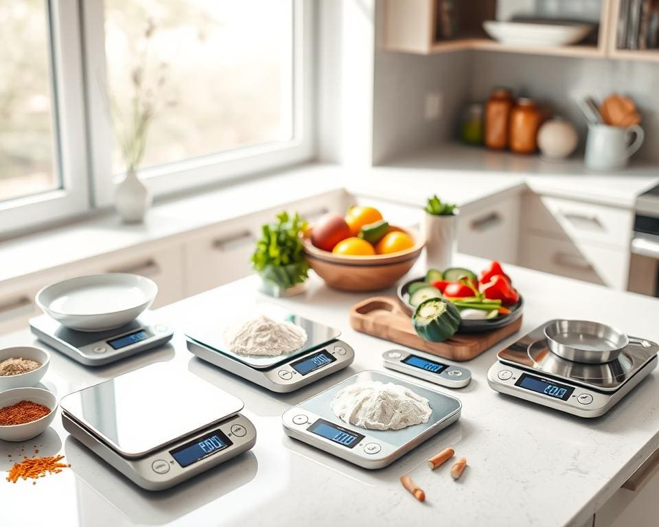 Keukenweegschalen voor precisie bij het koken
