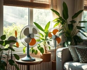 Tafelventilators voor verkoeling tijdens warme dagen