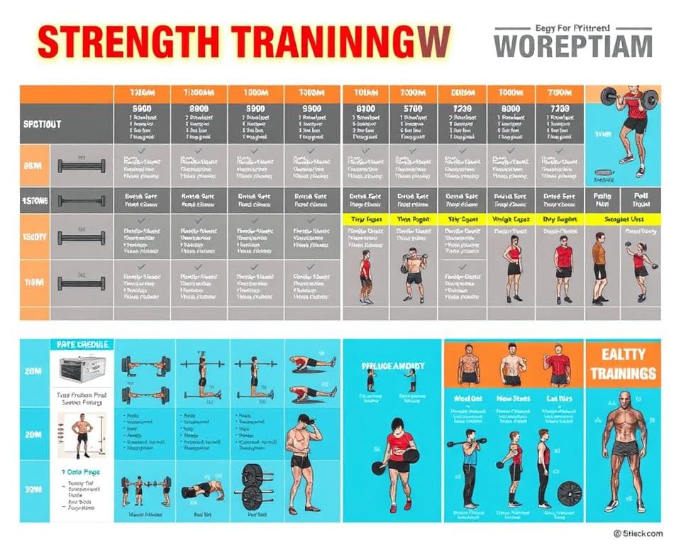 krachttraining schema