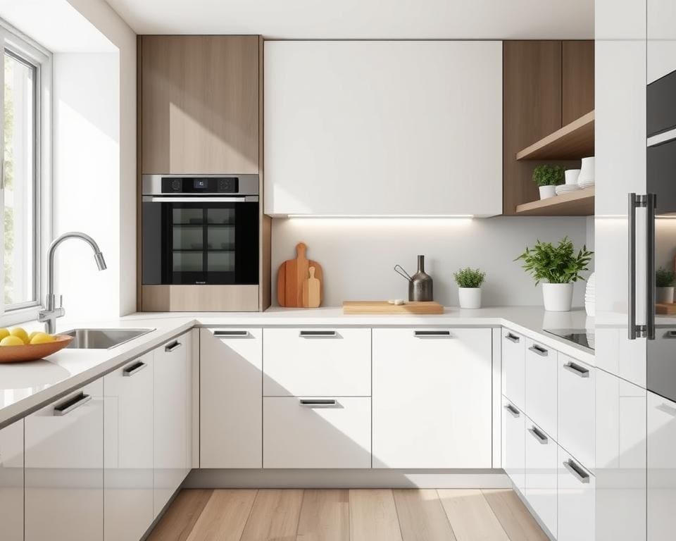 moderne afvalemmer keuken