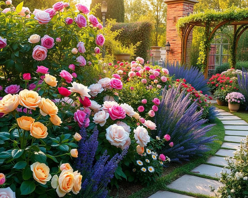 Beste bloemen voor een romantische tuin