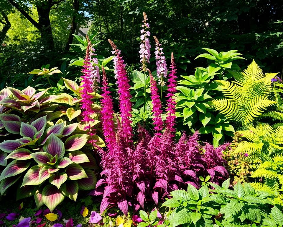 Beste planten voor een kleurrijke schaduwtuin