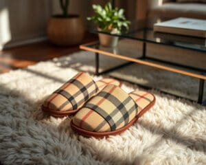 Burberry slippers: Voor een elegante en relaxte look