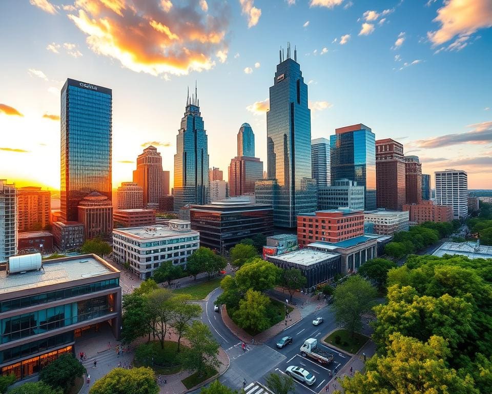 Charlotte: een stad vol moderne flair en zuidelijke warmte