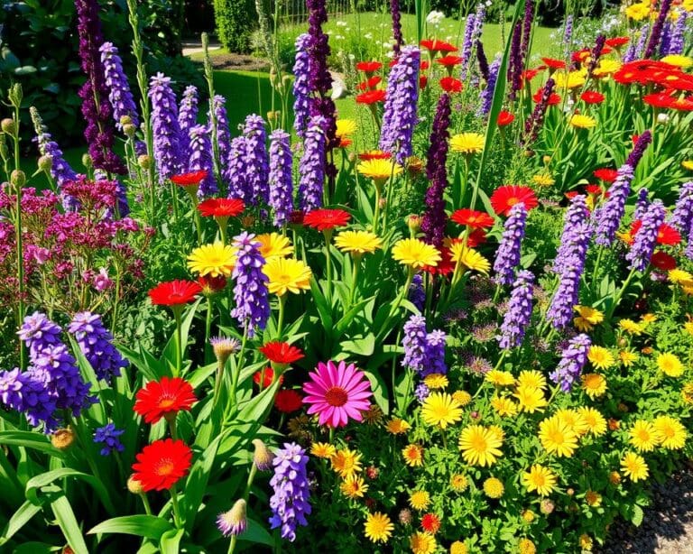 Creëer een kleurrijke border met vaste planten