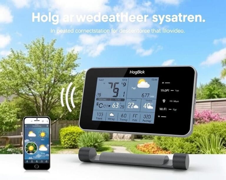 Digitale weerstations met wifi-verbinding voor nauwkeurigheid