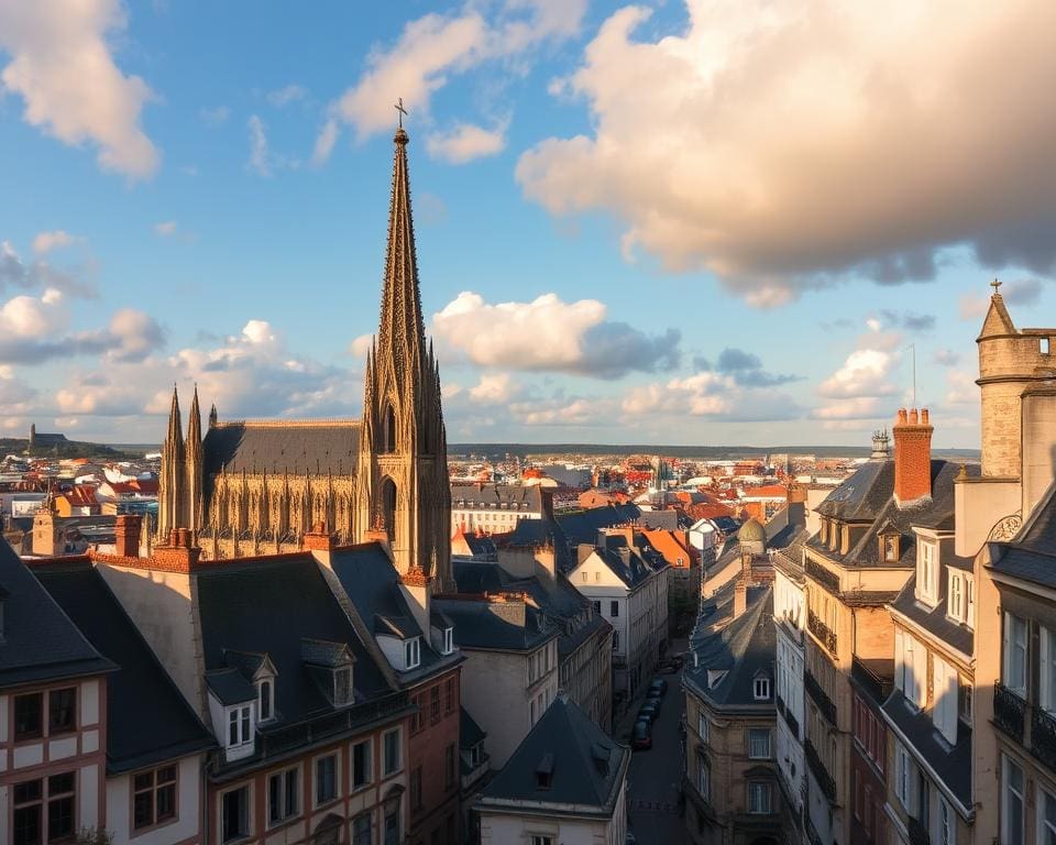 Franse geschiedenis en de rol van de kerken in Rouen