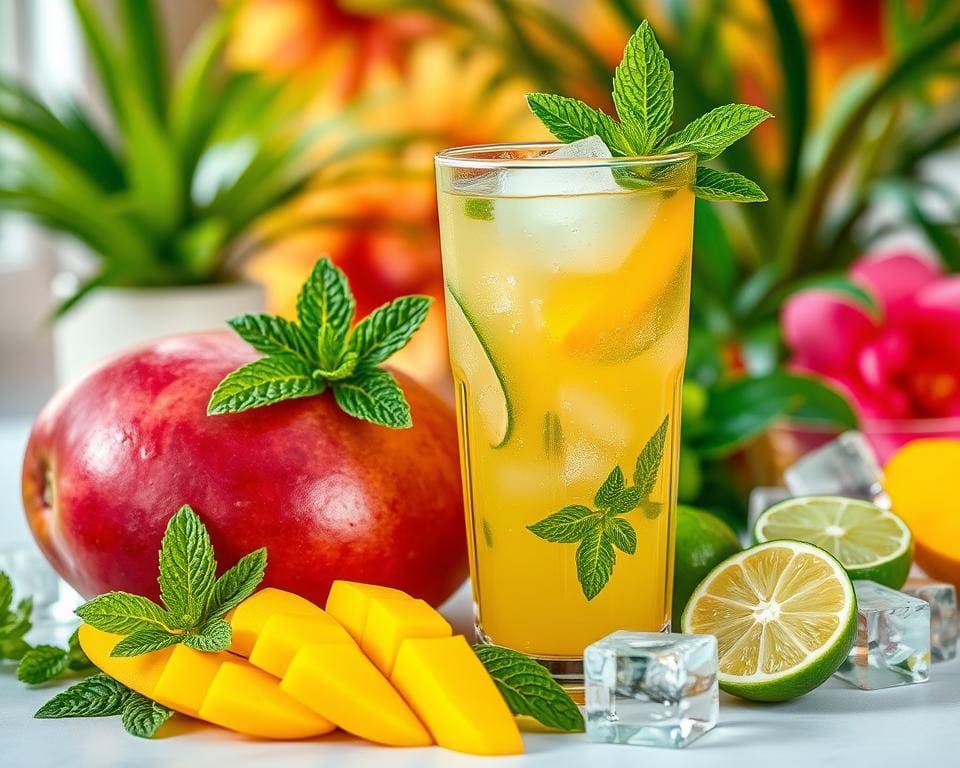 Ingrediënten voor een Mango Mojito