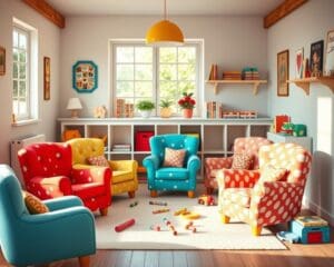 Kinderstoelen met zachte bekleding