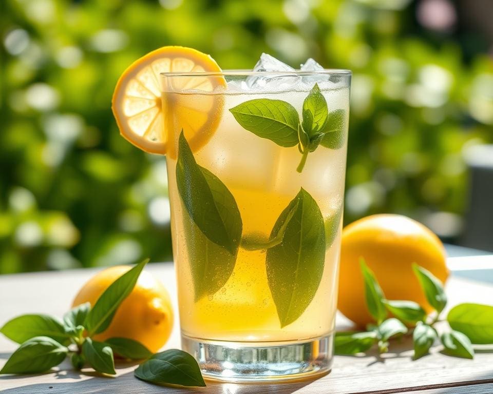 Lemon Basil Cooler: Fris en aromatisch