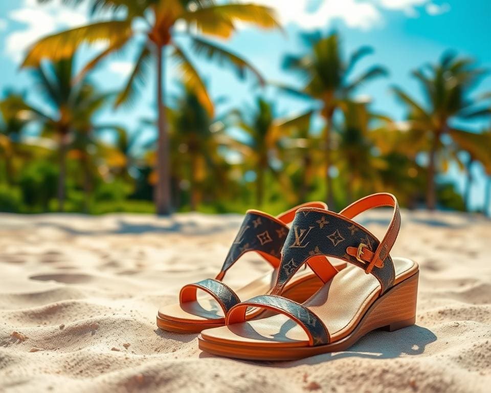 Louis Vuitton sandalen voor zomerse look