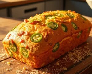 Maisbrood met pittige jalapeño's