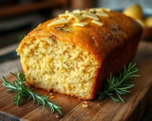 Maisbrood met rozemarijn en een vleugje kaas