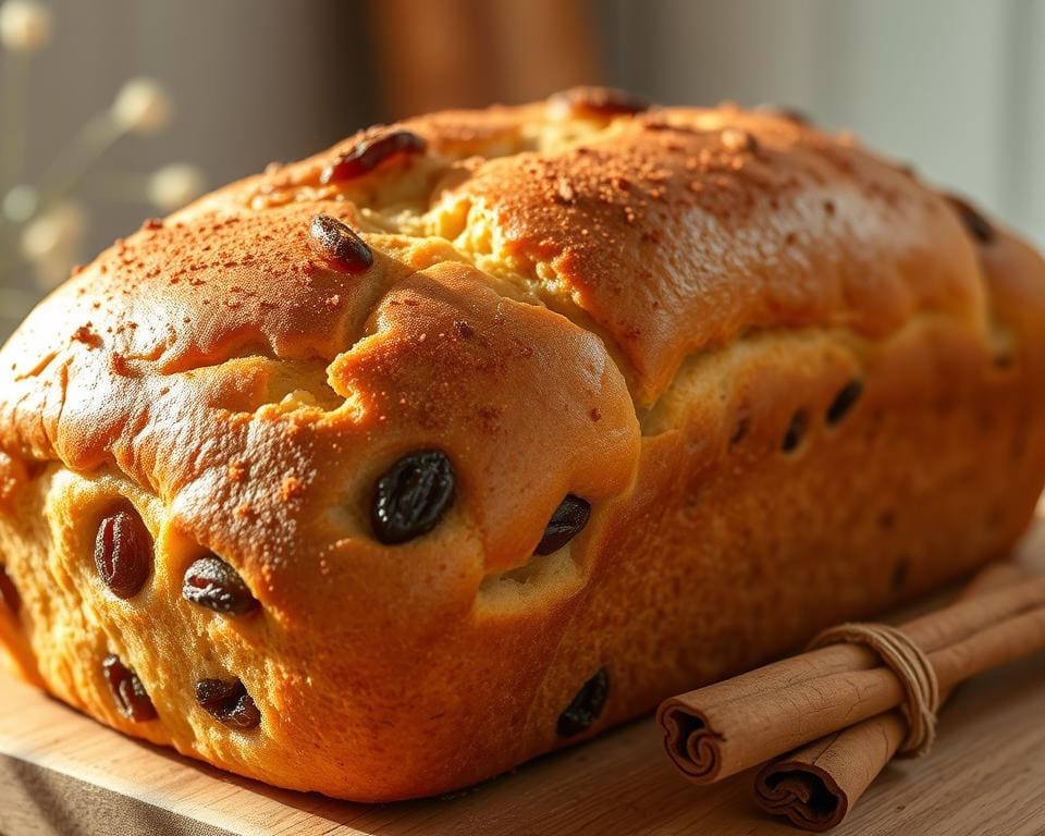 Rozijnenbrood met een vleugje kaneel