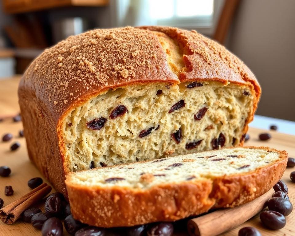 Rozijnenbrood met een vleugje kaneel