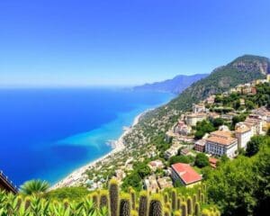 Sorrento: uitzicht op de Amalfikust en Vesuvius