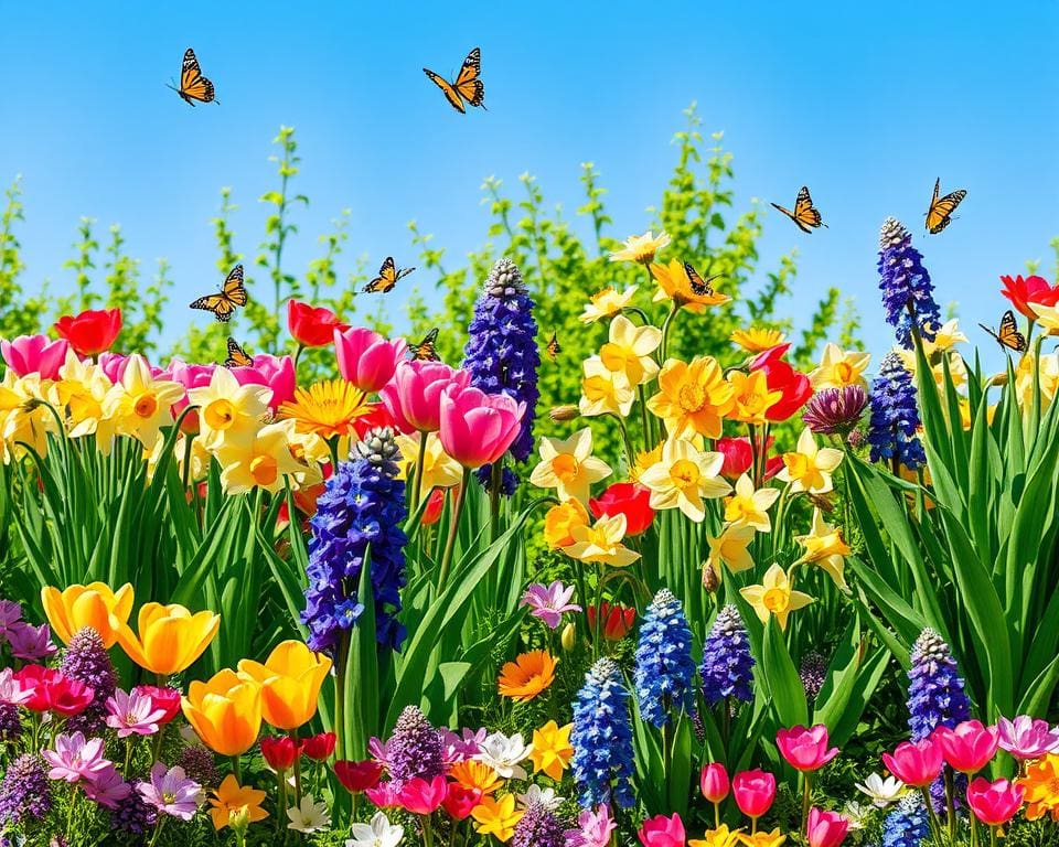 Tips voor een kleurrijke voorjaarsborder