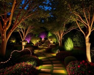 Tuinverlichting voor een sfeervolle avondtuin