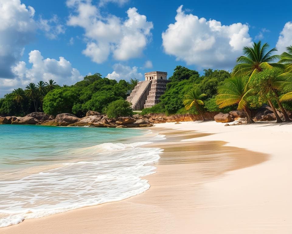 Tulum: witte zandstranden en Mayacultuur