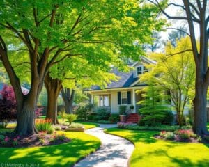 Voordelen van bomen in de voortuin