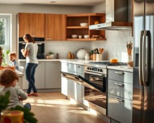 Wat maakt zelfreinigende ovens praktisch voor drukke huishoudens?