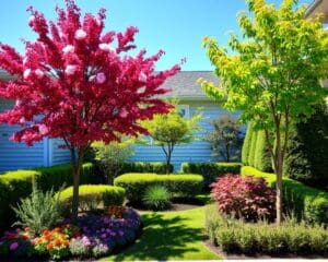 Welke bomen passen goed bij een kleine voortuin?