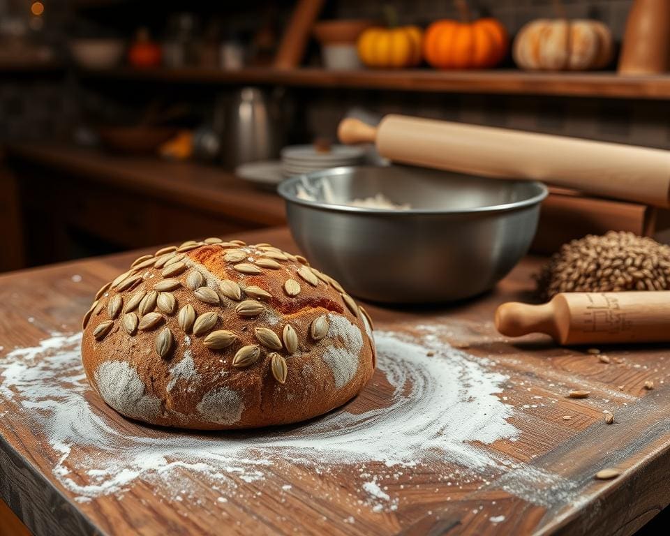 ambachtelijk brood bakken