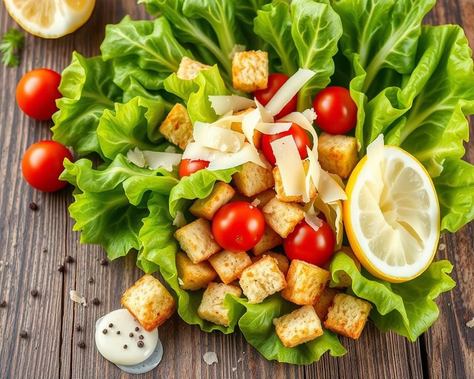 ingrediënten Caesar salade