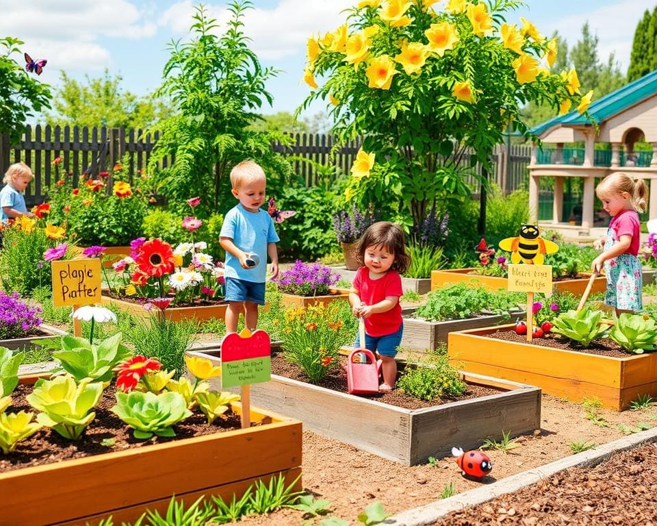 leuke tuinideeën voor kinderen