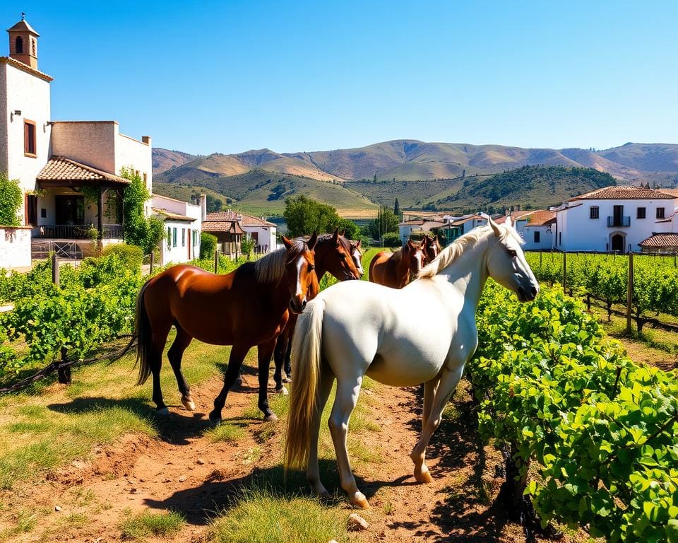 paarden in Jerez de la Frontera