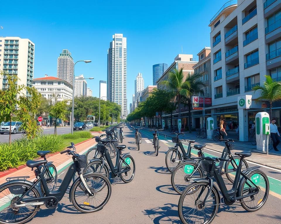 slimme fietsen stedelijke emissies