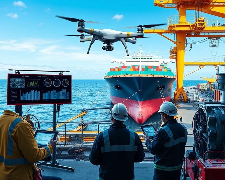 technologie voor onderhoud in de scheepvaart