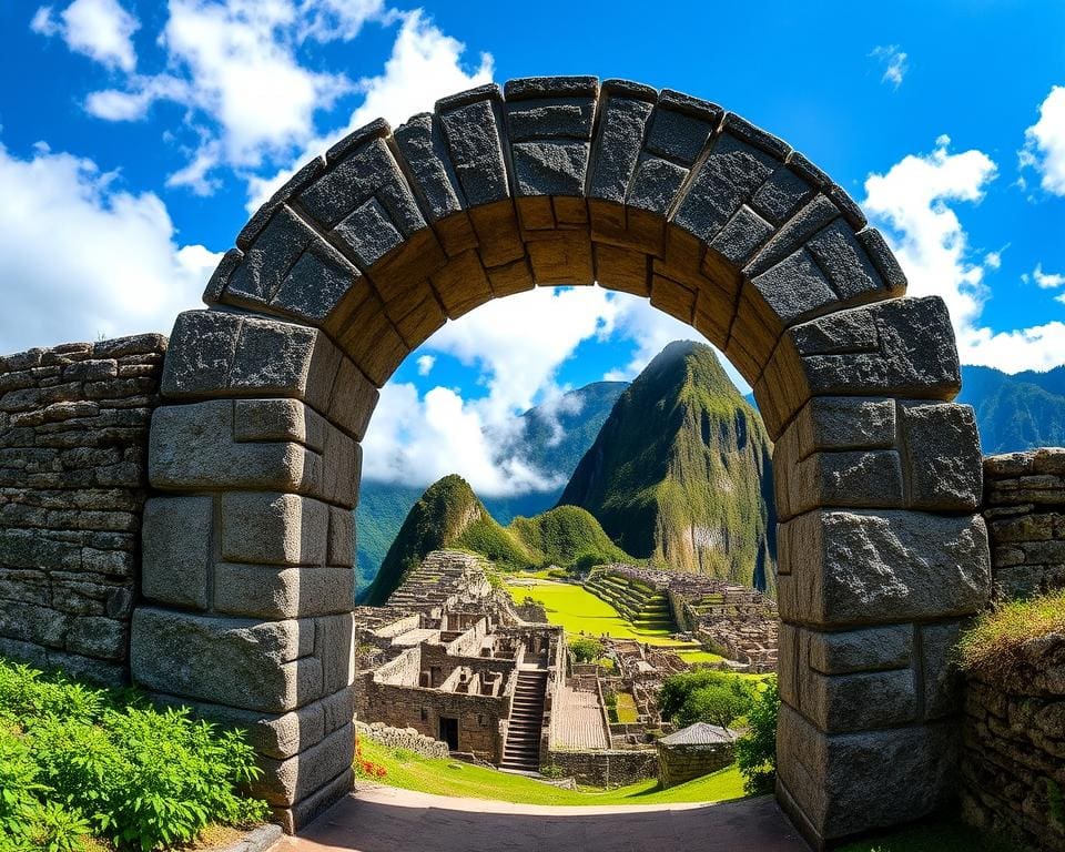 toegangspoort naar Machu Picchu