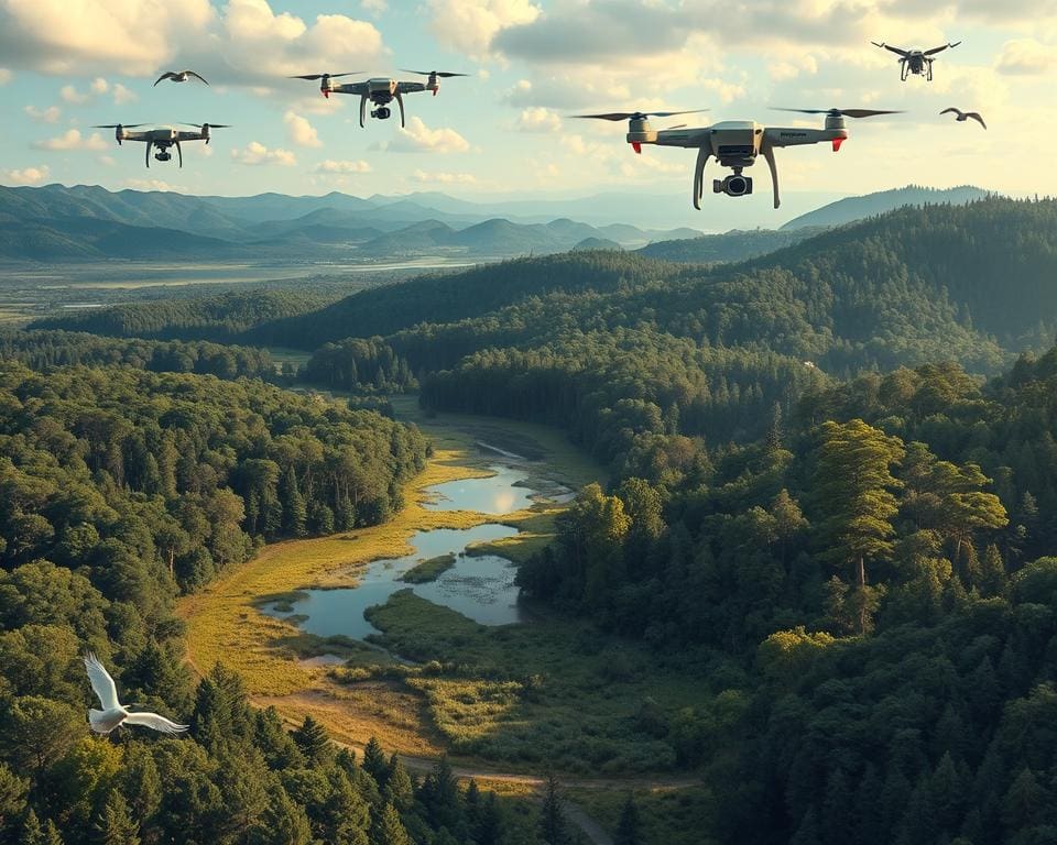 voordelen van drones voor natuurbescherming