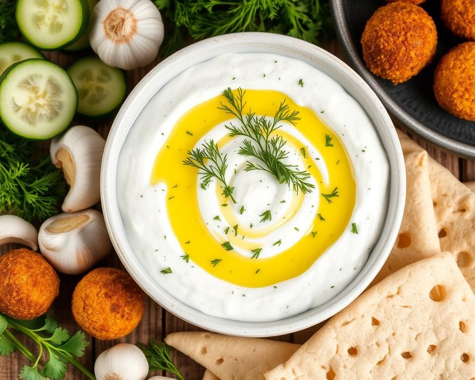 zelfgemaakte tzatziki