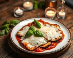 Aubergine parmigiana met Parmezaanse kaas