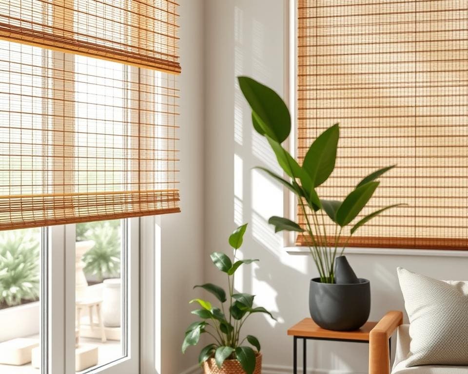 Bamboe jaloezieën: duurzaam en elegant
