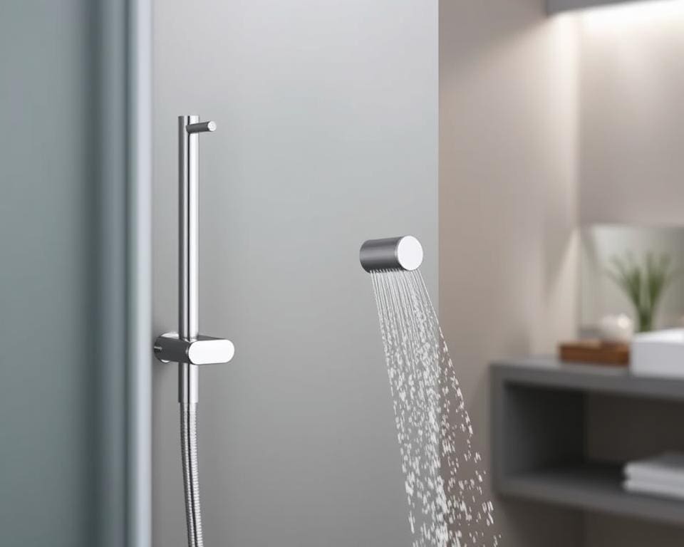 Douchepanelen met een handmatige waterdrukregeling