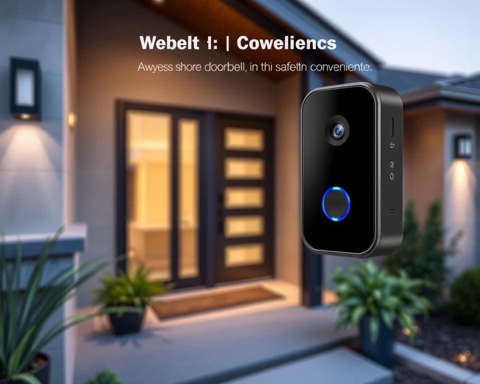 Draadloze deurbel met video: veiligheid en gemak