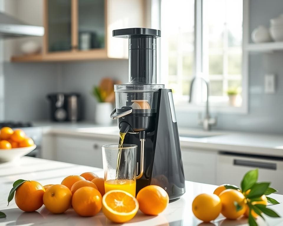 Elektrische citruspers: vers sap in een handomdraai