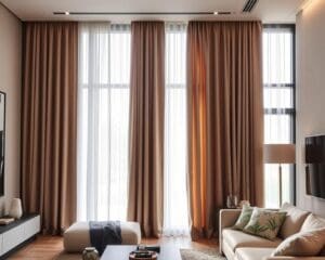 Elektrische gordijnen: bediening met een druk op de knop