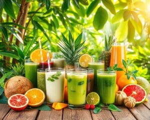 Energie uit natuurlijke drankjes halen