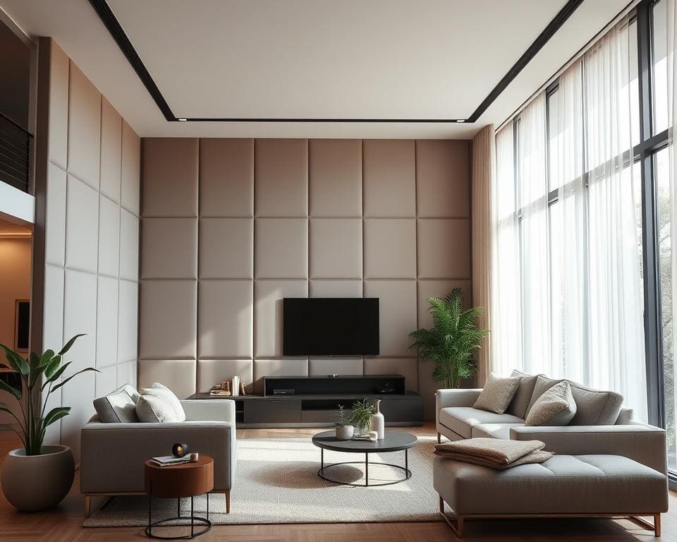 Geluidsdichte wandpanelen voor rust in huis