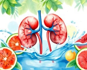 Gezonde nieren door voldoende hydratatie