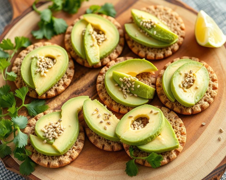 Gezonde snacks met volkoren producten