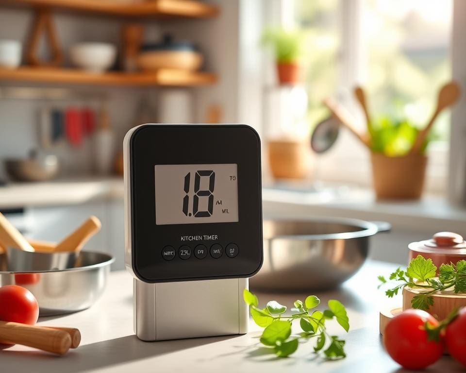 Kookwekker met timer en magneet: altijd bij de hand