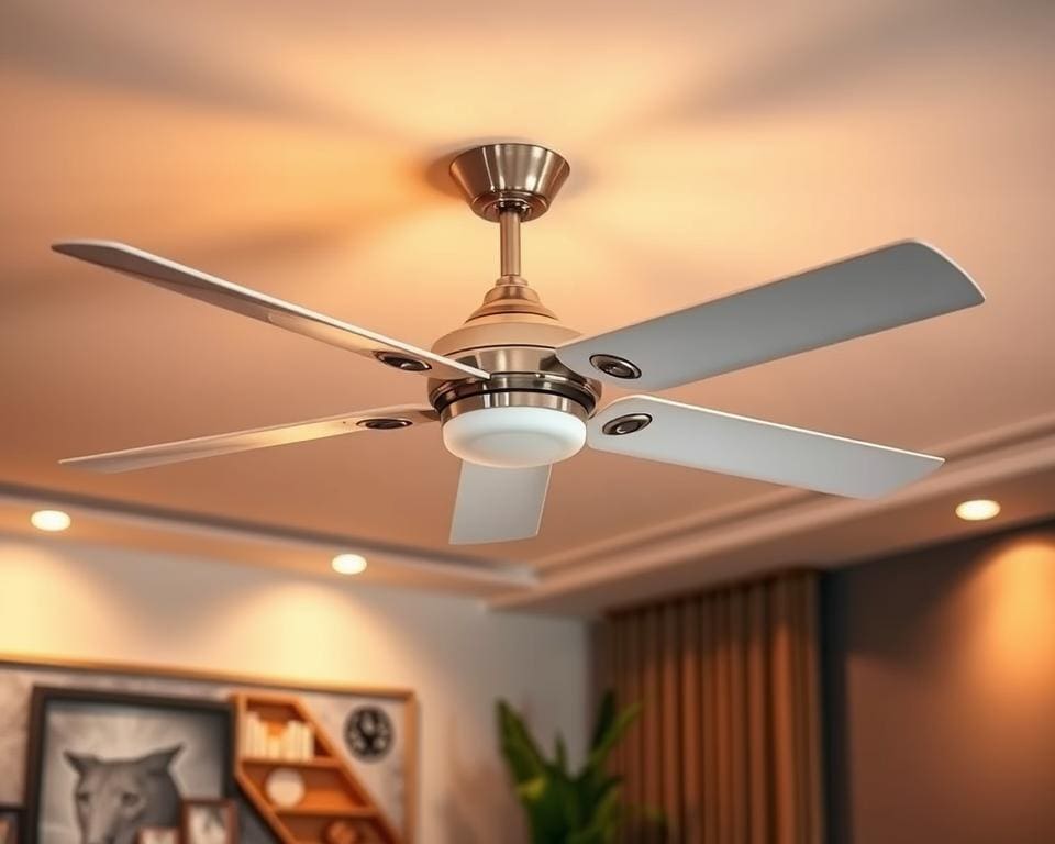 Plafondventilator met afstandsbediening: comfort binnen handbereik