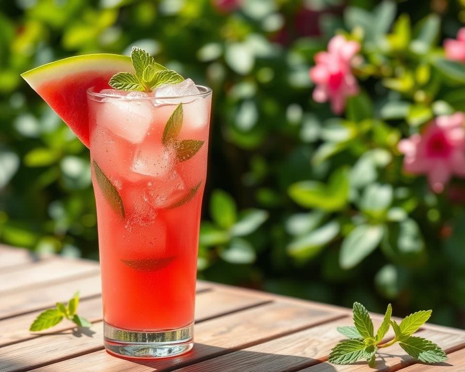 Sparkling Watermelon Cooler: Fris en verfrissend